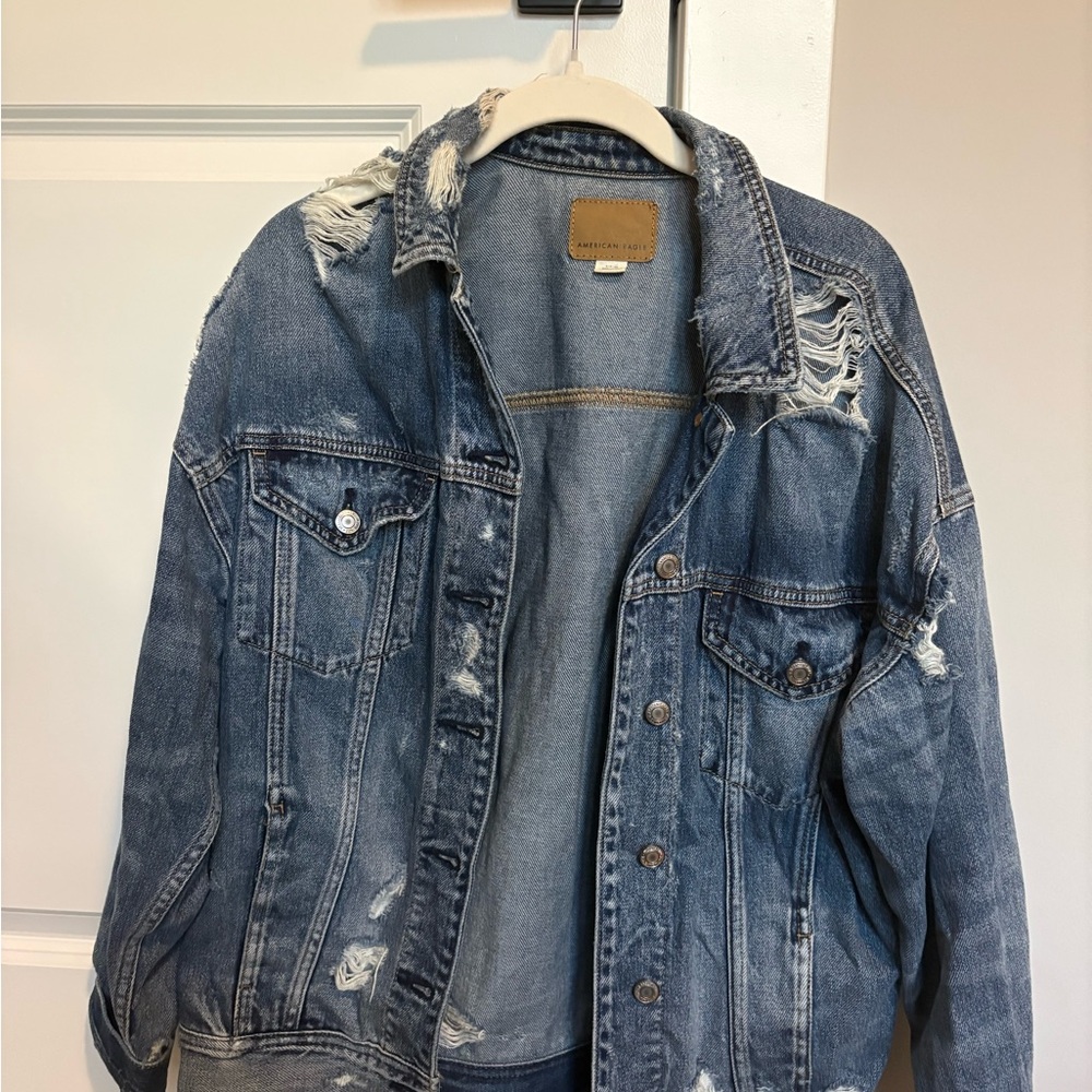 American Eagle Outfitters Blue Denim Jacket